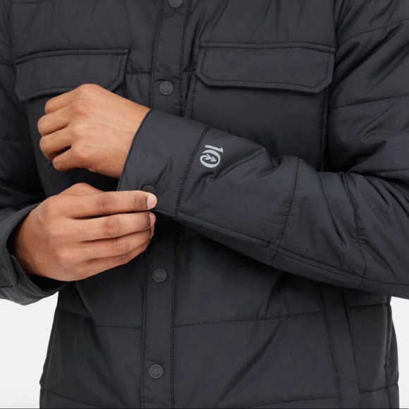 Mens TenTree Shirt Jacket Puffer - Picture 3 of 3